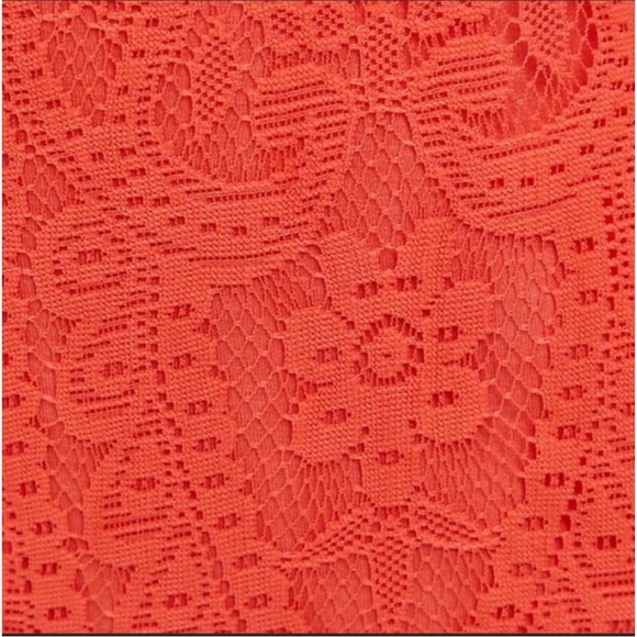 Torrid Button Front Lace Coral Maxi Dress NWT Size 10/M-L and 1X/14-16 - Picture 6 of 16